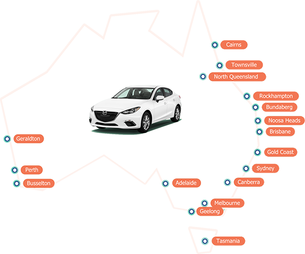 CarBuyers service areas across Australia