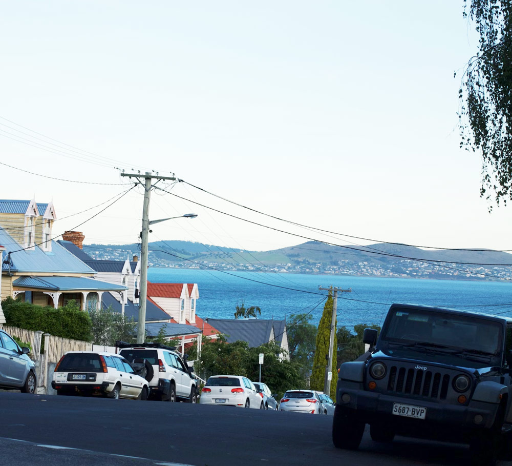 Tasmania residential street