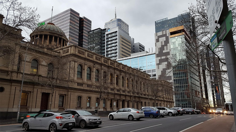 William Street Melbourne cars